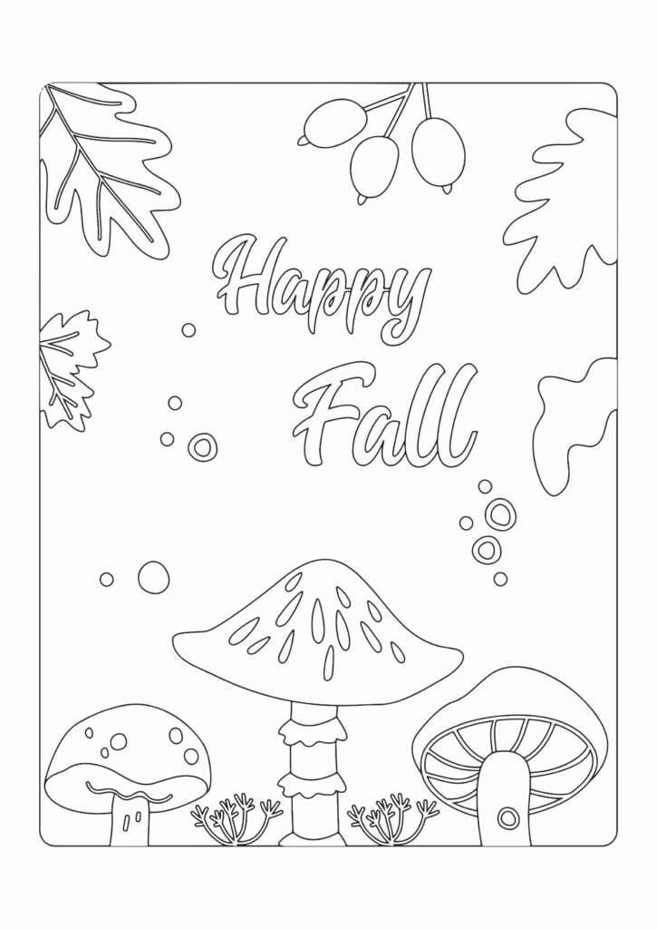 Fall Coloring Pages-13