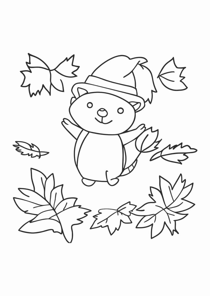 Fall Coloring Pages-16