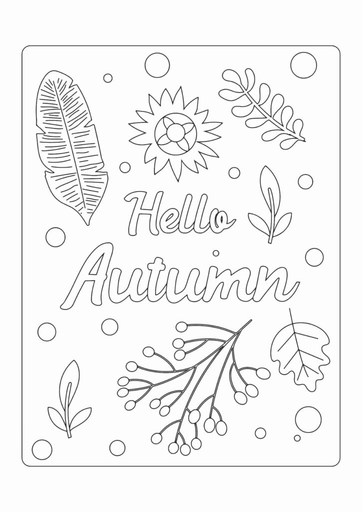 Fall Coloring Pages-17