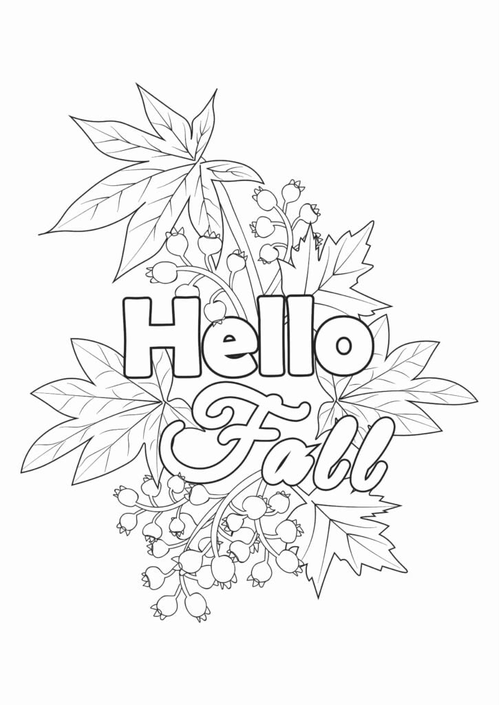 Fall Coloring Pages-18
