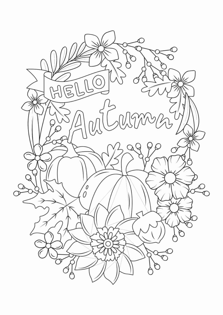 Fall Coloring Pages-22