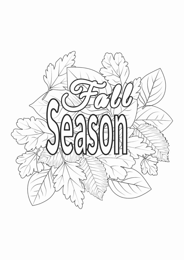 Fall Coloring Pages-3