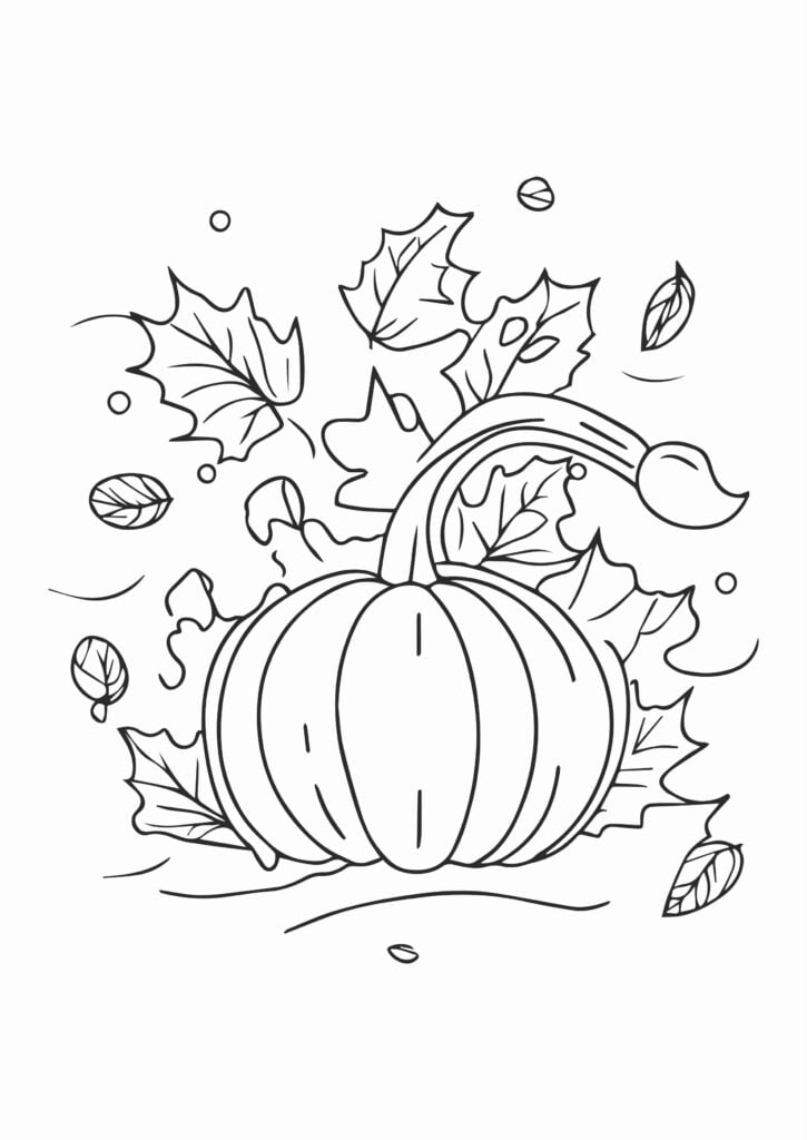 Fall Coloring Pages-5