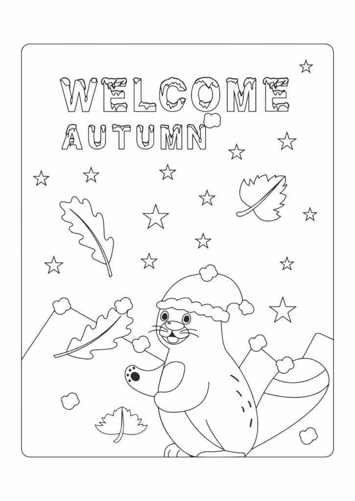 Fall Coloring Pages-7