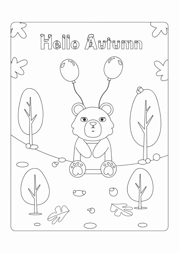 Fall Coloring Pages-8