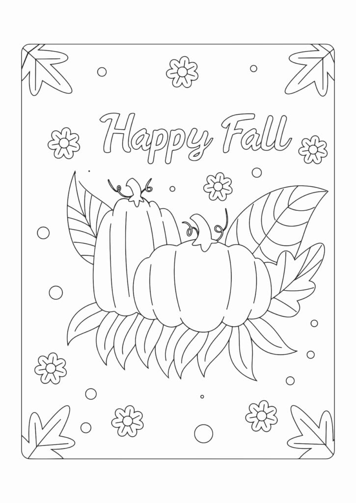 Fall Coloring Pages-9