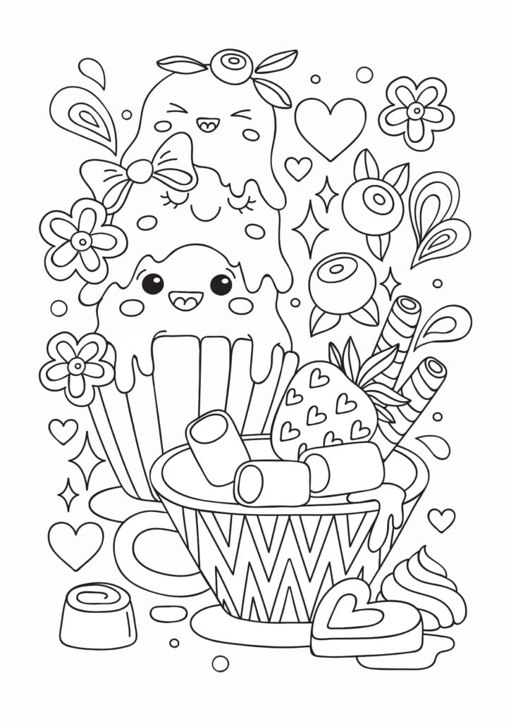 Halloween Treats Coloring Pages-13