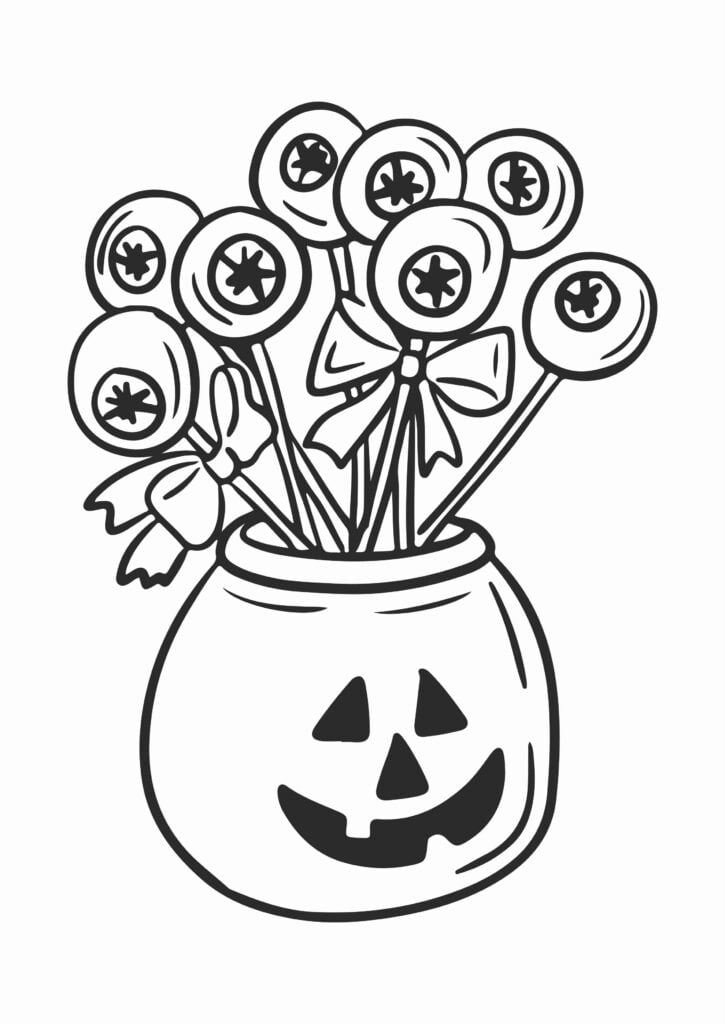 Halloween Treats Coloring Pages-18