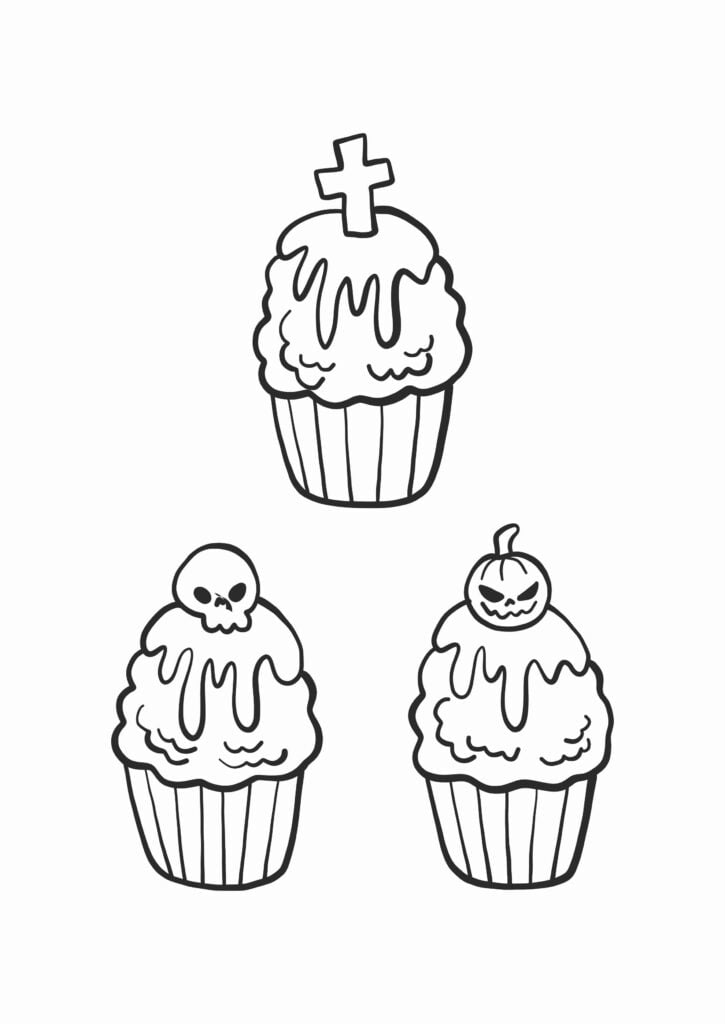 Halloween Treats Coloring Pages-6
