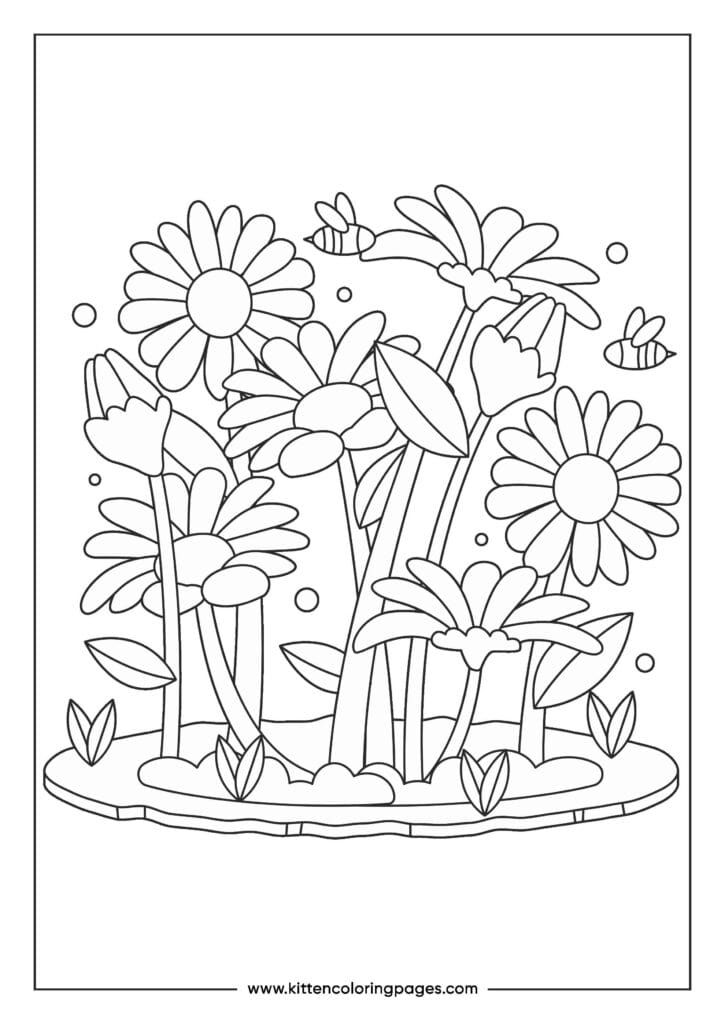Spring Coloring Pages Spring Coloring Pages