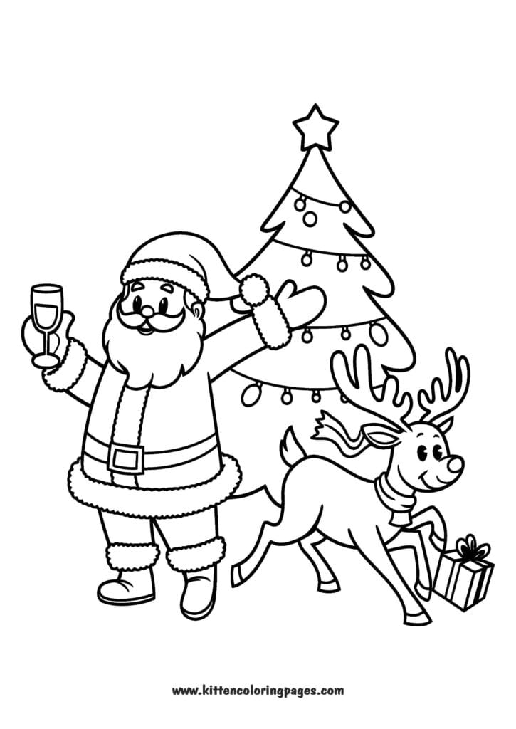 christmas coloring pages printable 19