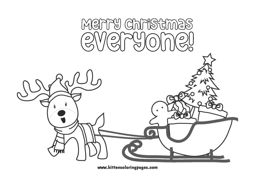 christmas coloring pages printable 2