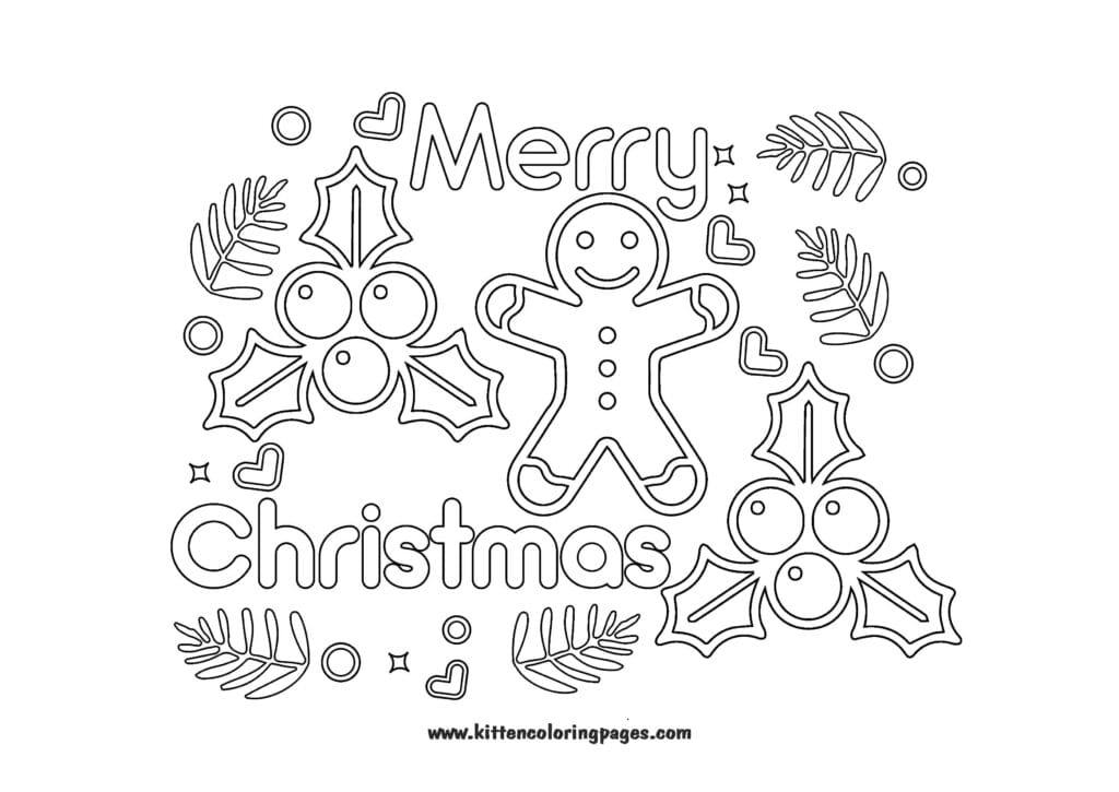 christmas coloring pages printable 9