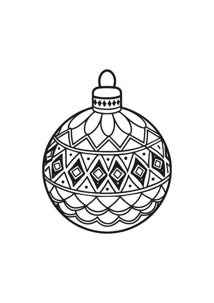 Ornament Coloring Sheets Ornament Coloring Sheets