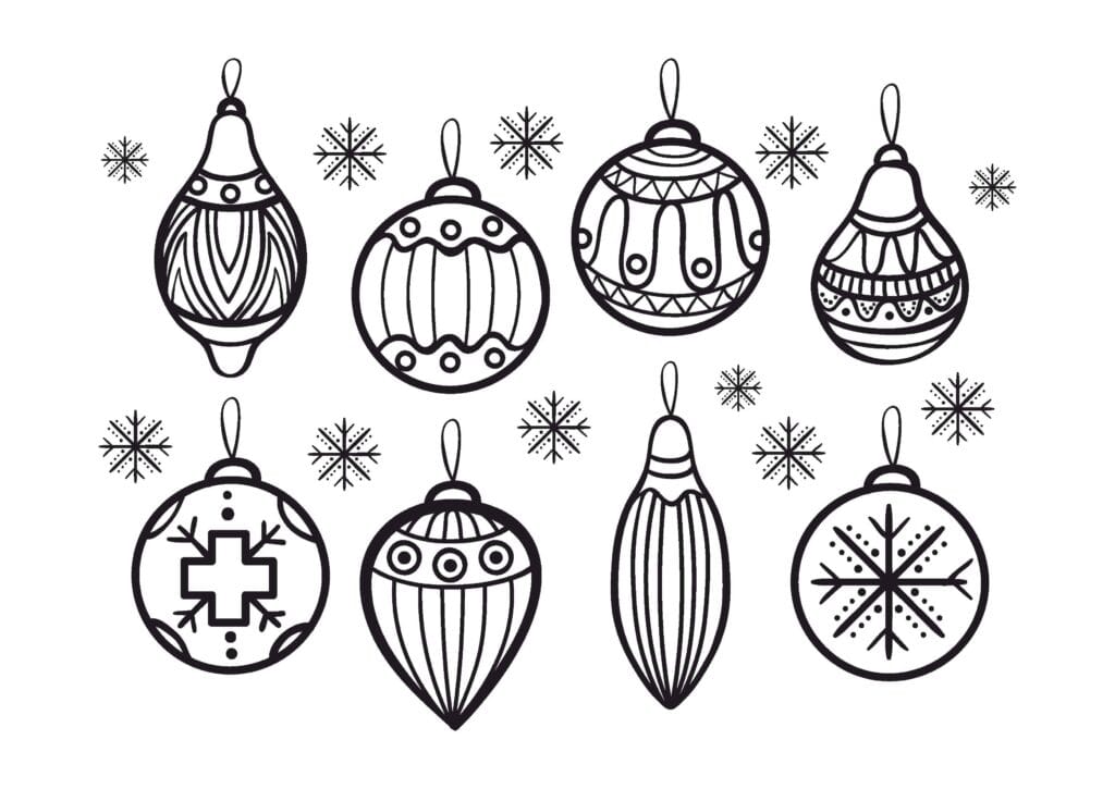Ornament Coloring Sheets Ornament Coloring Sheets