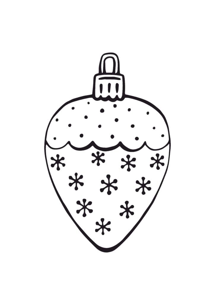 christmas ornaments coloring pages13