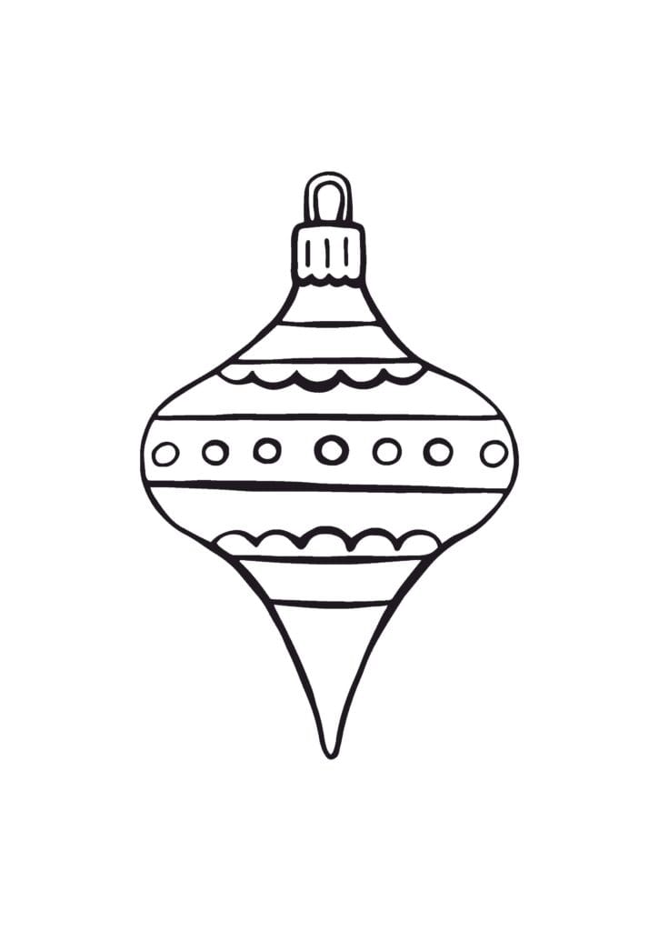 christmas ornaments coloring pages16