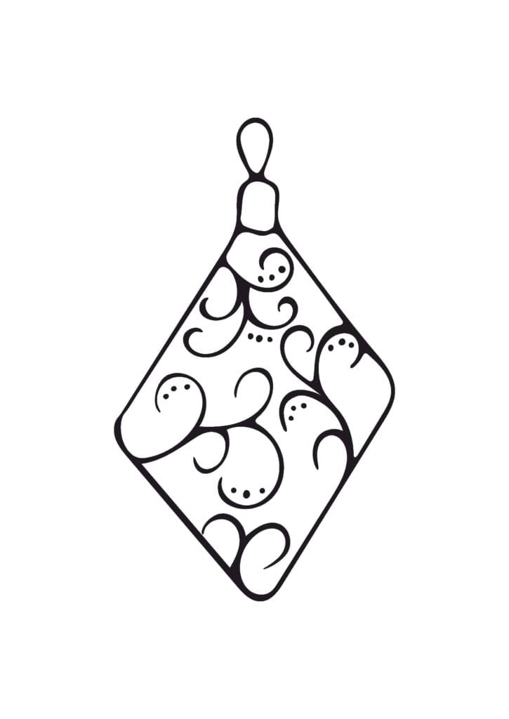 christmas ornaments coloring pages17