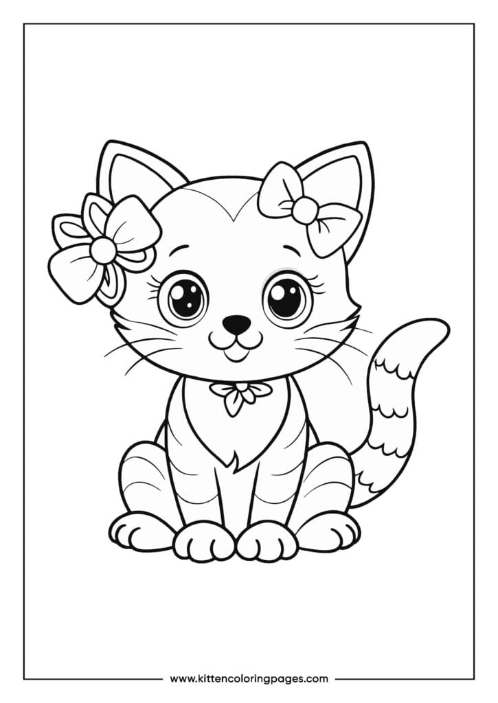 cat coloring pages 1