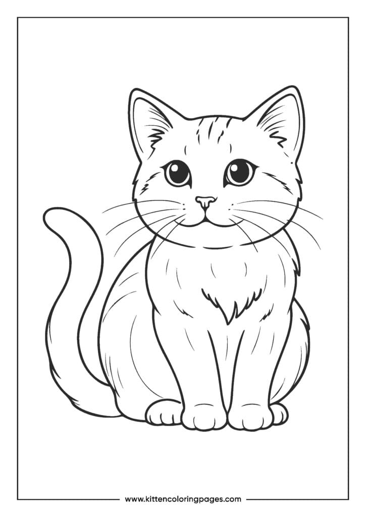 cat coloring pages 10