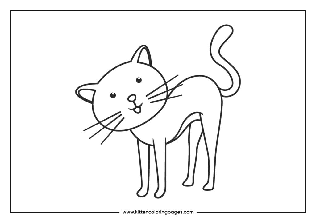 cat coloring pages 12
