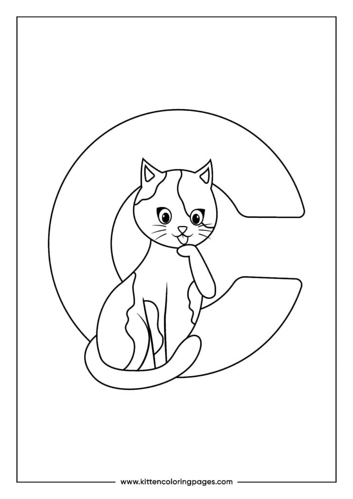 cat coloring pages 20