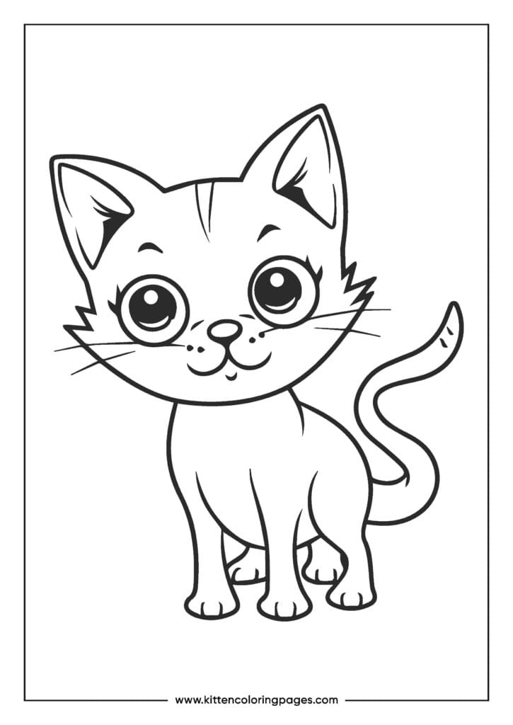cat coloring pages 4