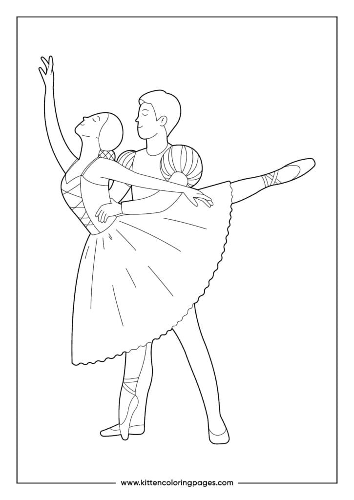 coloring pages ballet dancer 1