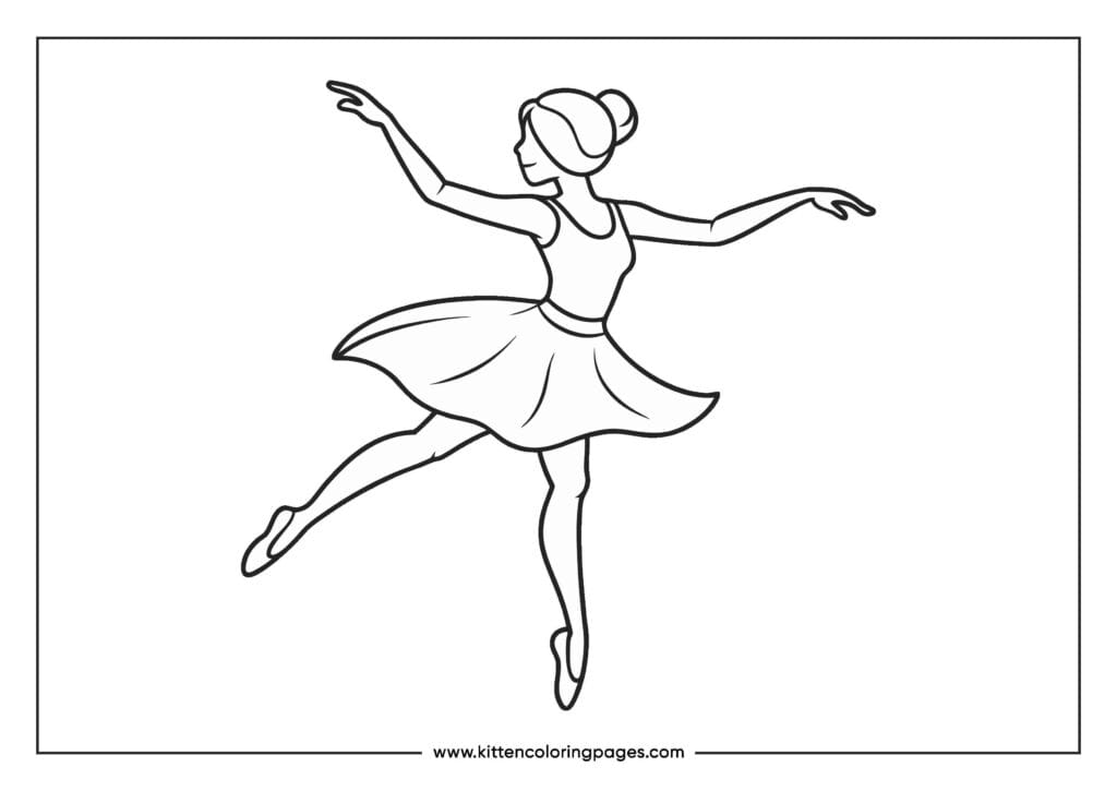 coloring pages ballet dancer 11