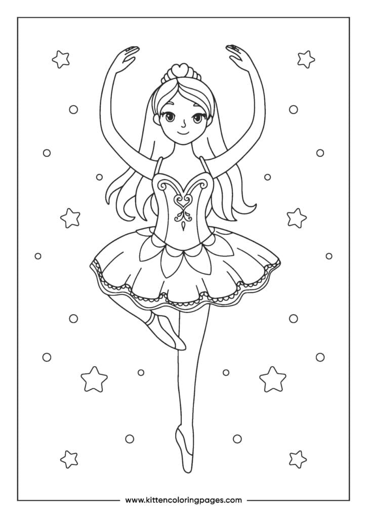coloring pages ballet dancer 12