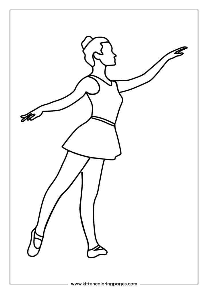 coloring pages ballet dancer 2