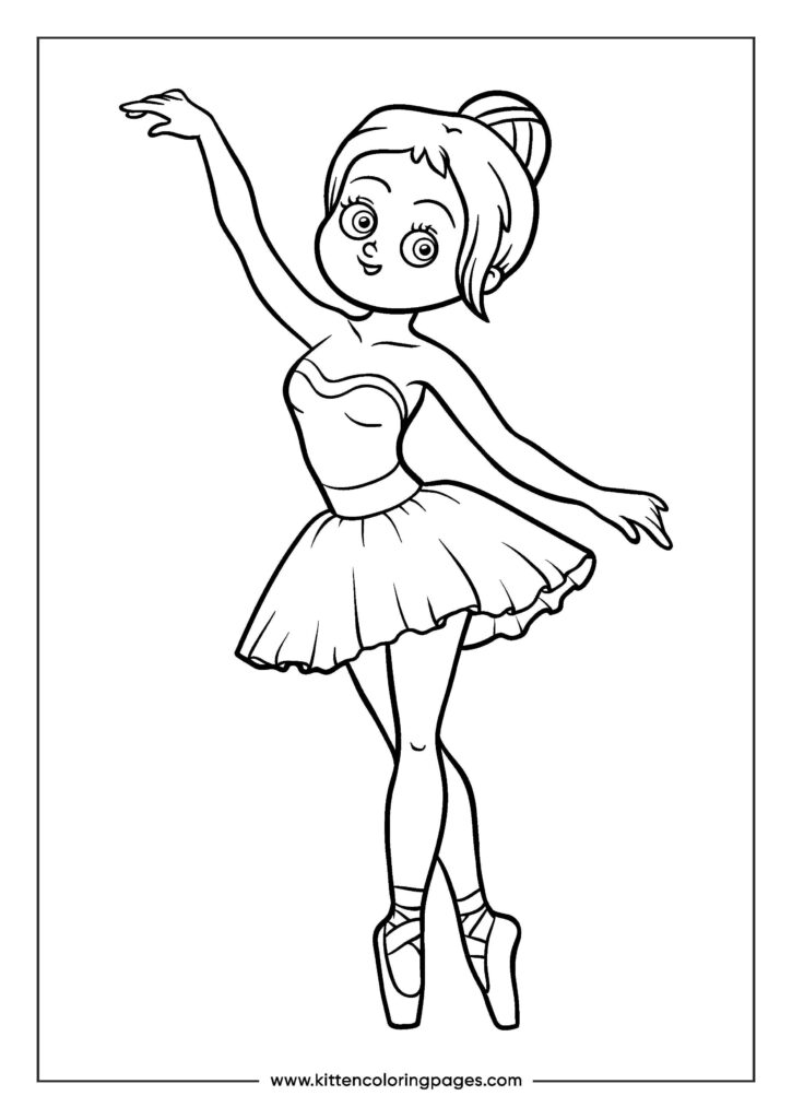 coloring pages ballet dancer 3