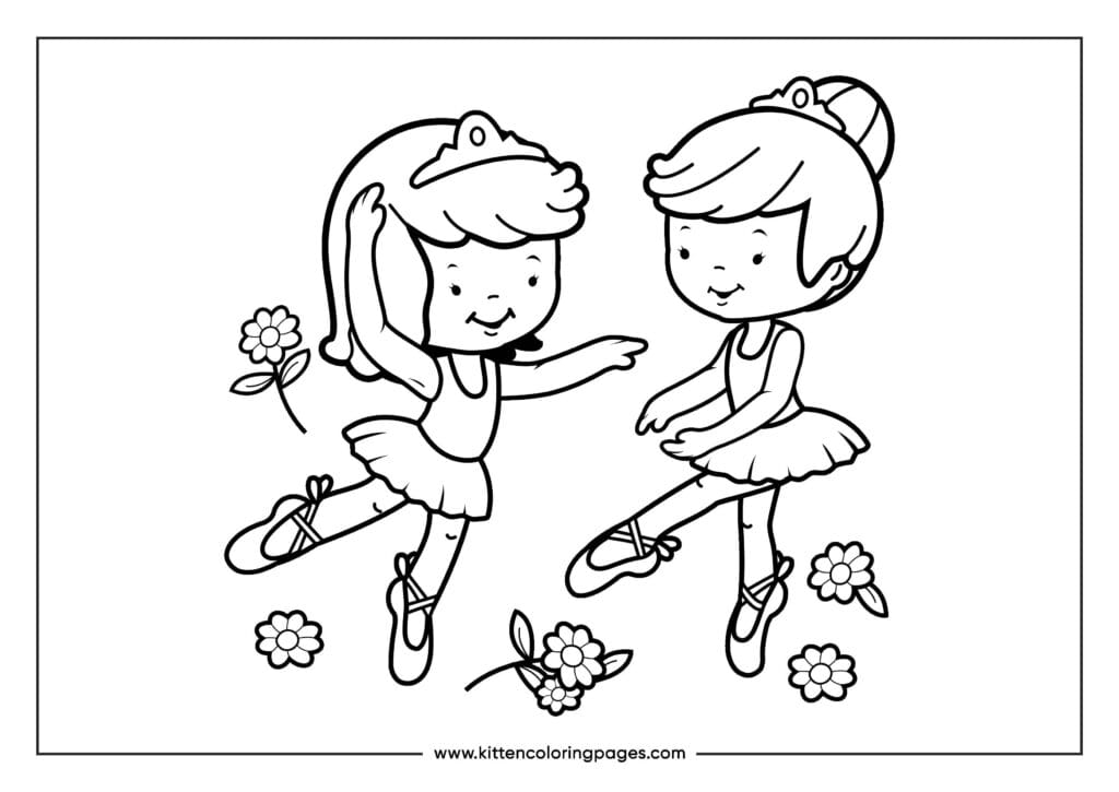 coloring pages ballet dancer 4