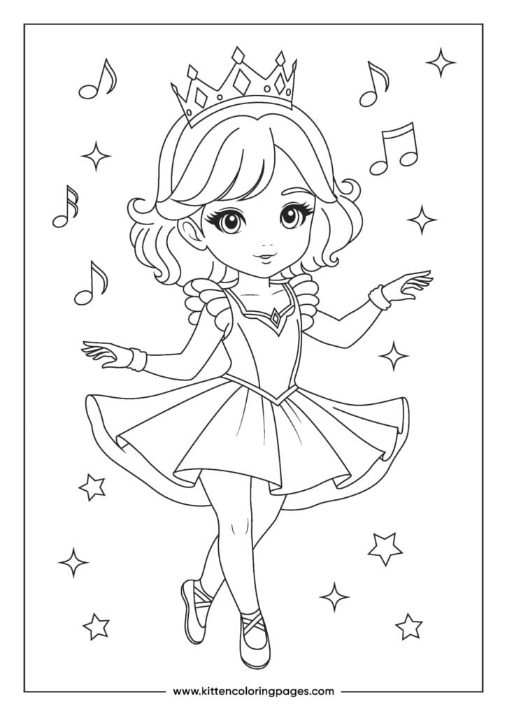 coloring pages ballet dancer 5