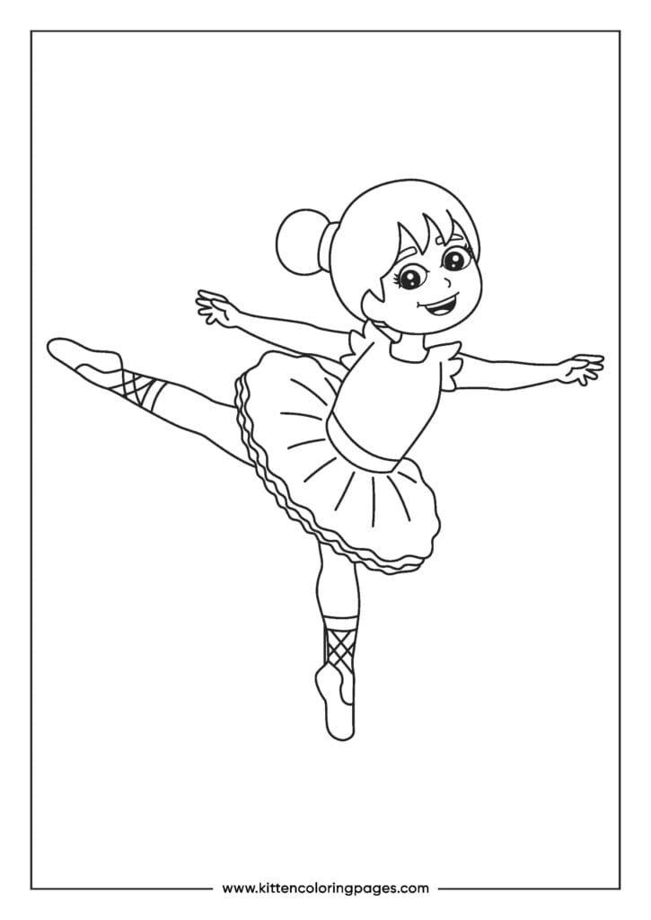 coloring pages ballet dancer 9