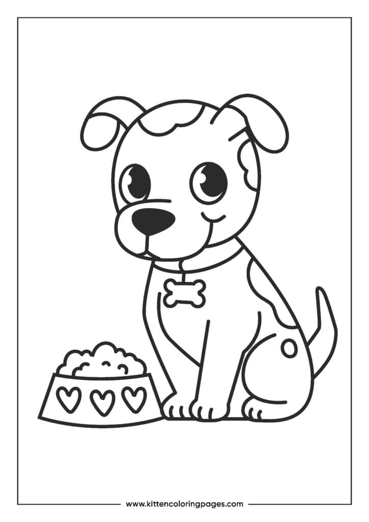 dog coloring pages 10