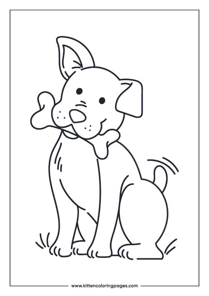 dog coloring pages 12