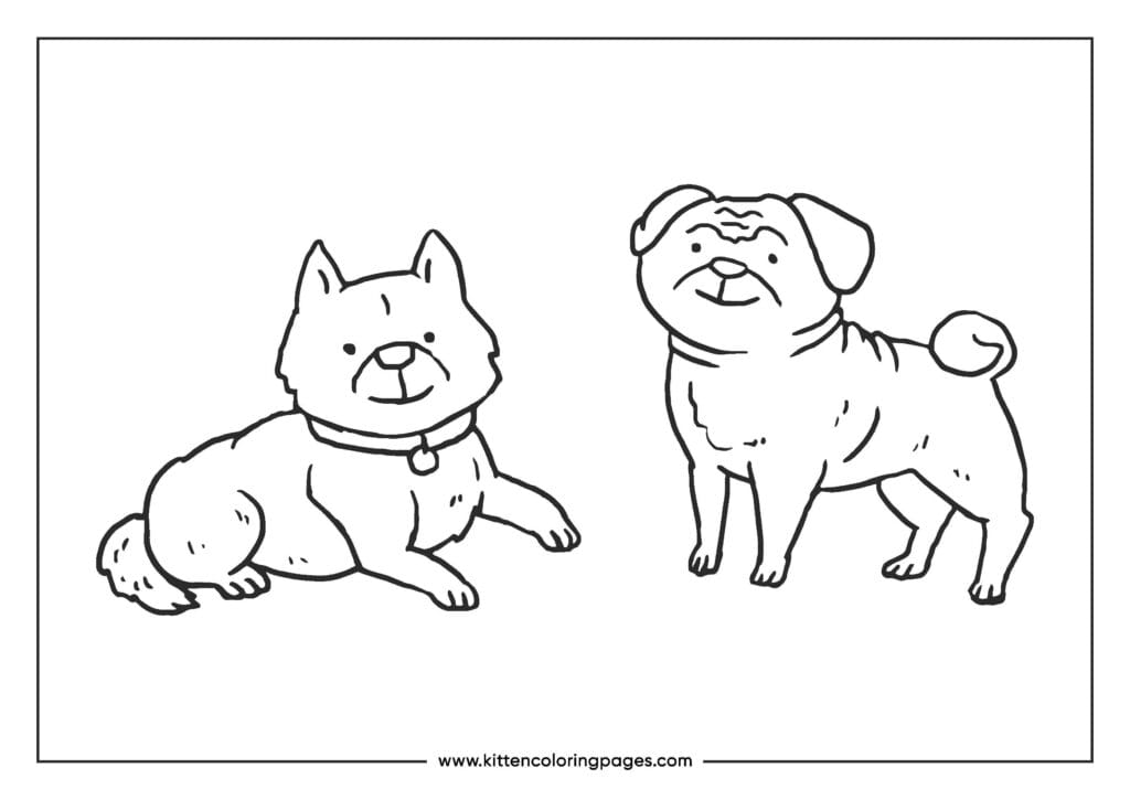 dog coloring pages 13