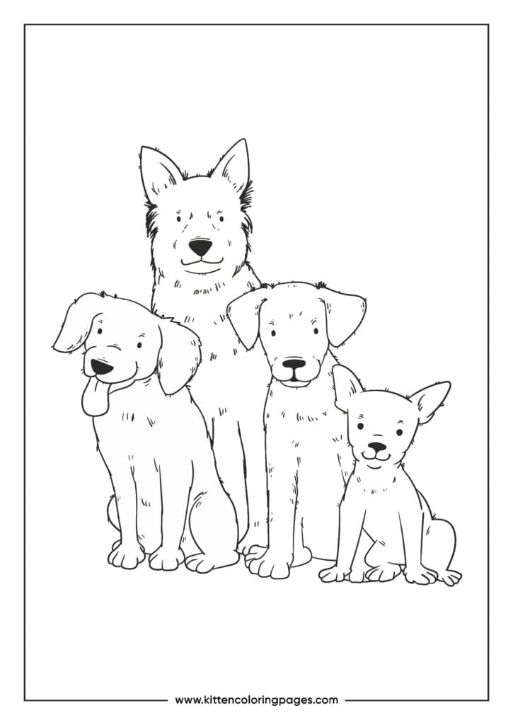 dog coloring pages 18