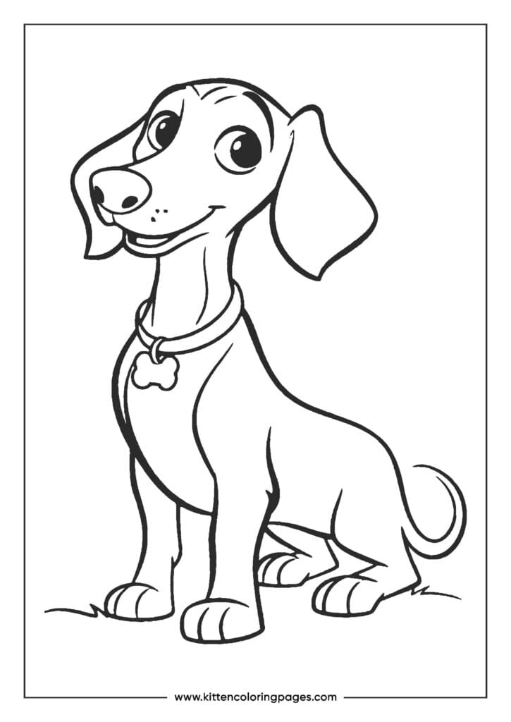 dog coloring pages 3