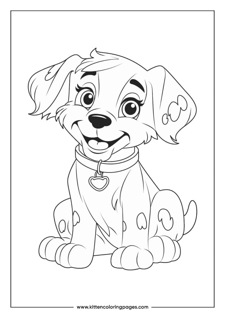 dog coloring pages 6