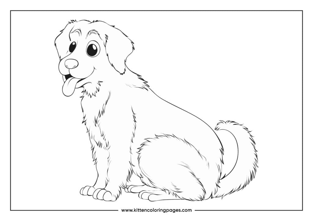 dog coloring pages 7