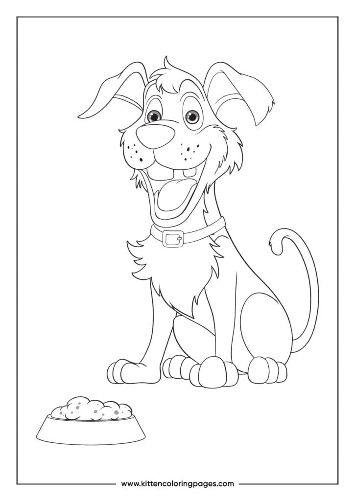 dog coloring pages 8