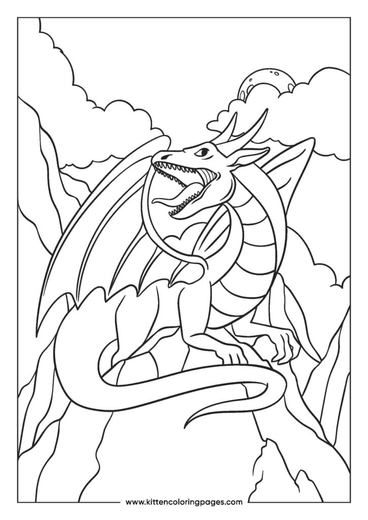 dragon coloring pages10