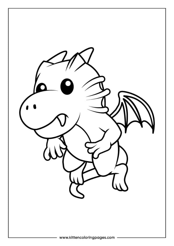 dragon coloring pages6