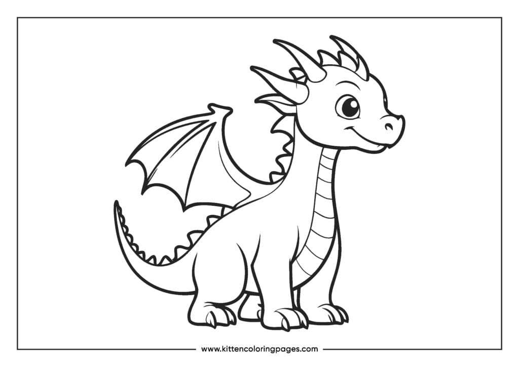 dragon coloring pages8