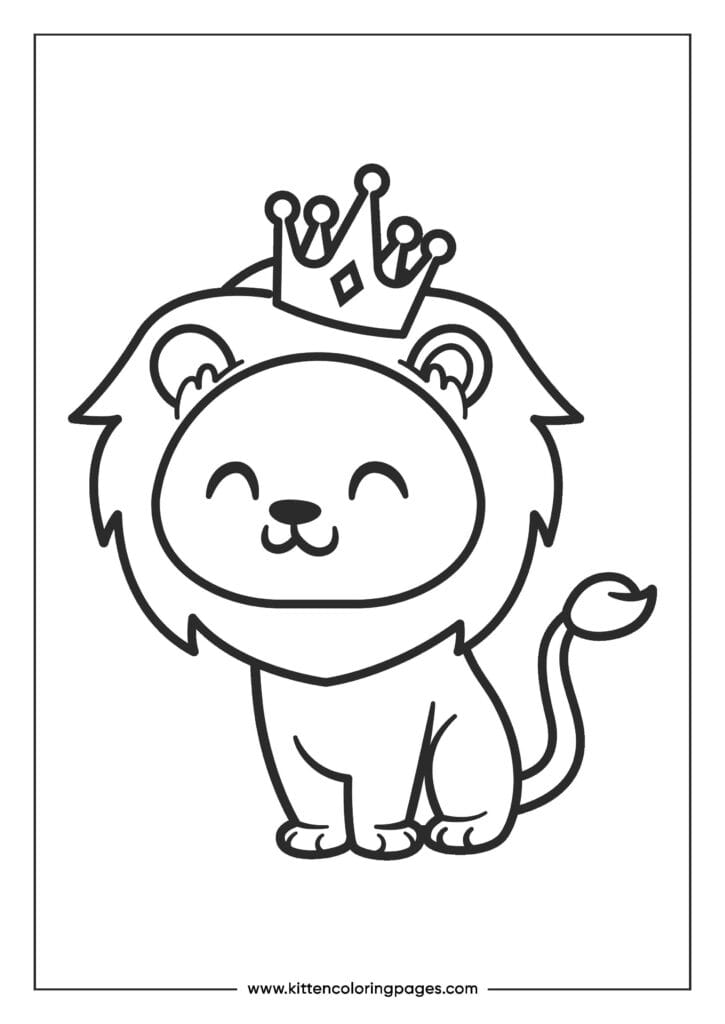 lion coloring pages 1