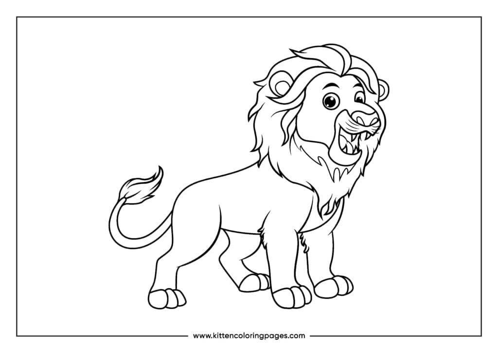 lion coloring pages 13