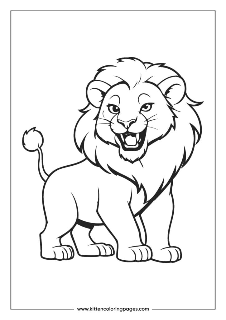 lion coloring pages 15