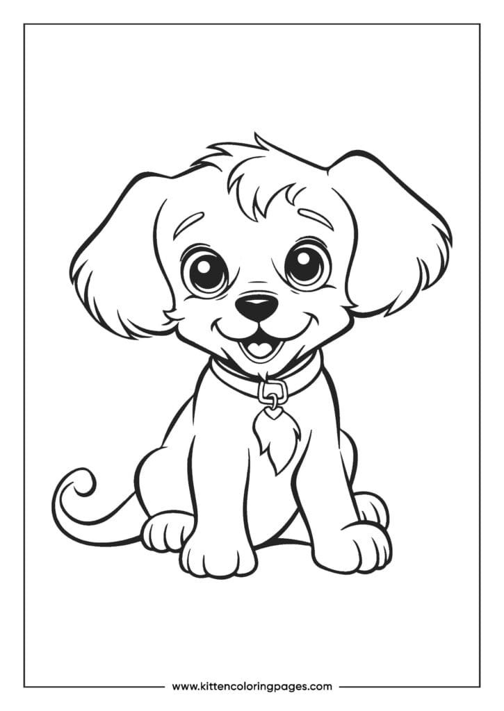 puppy dog coloring pages 13